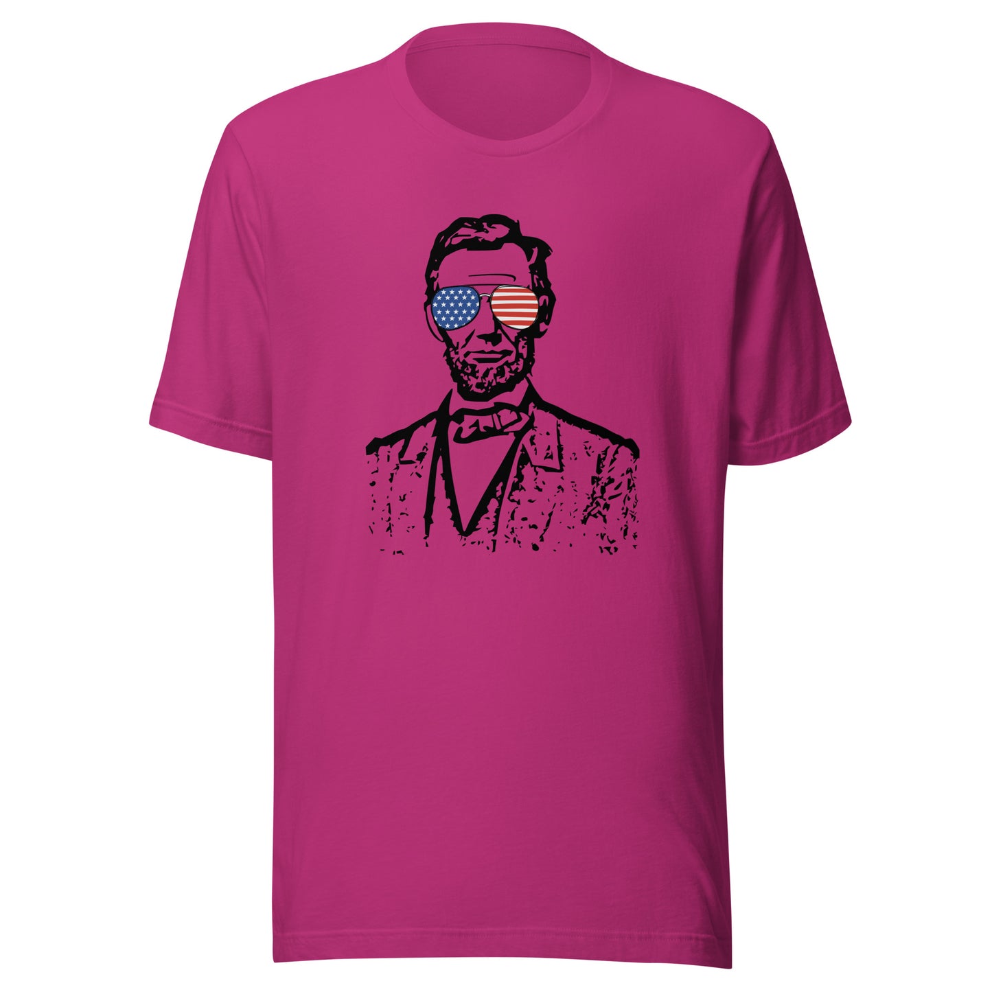 Abe Lincoln Came to Party Unisex t-shirt