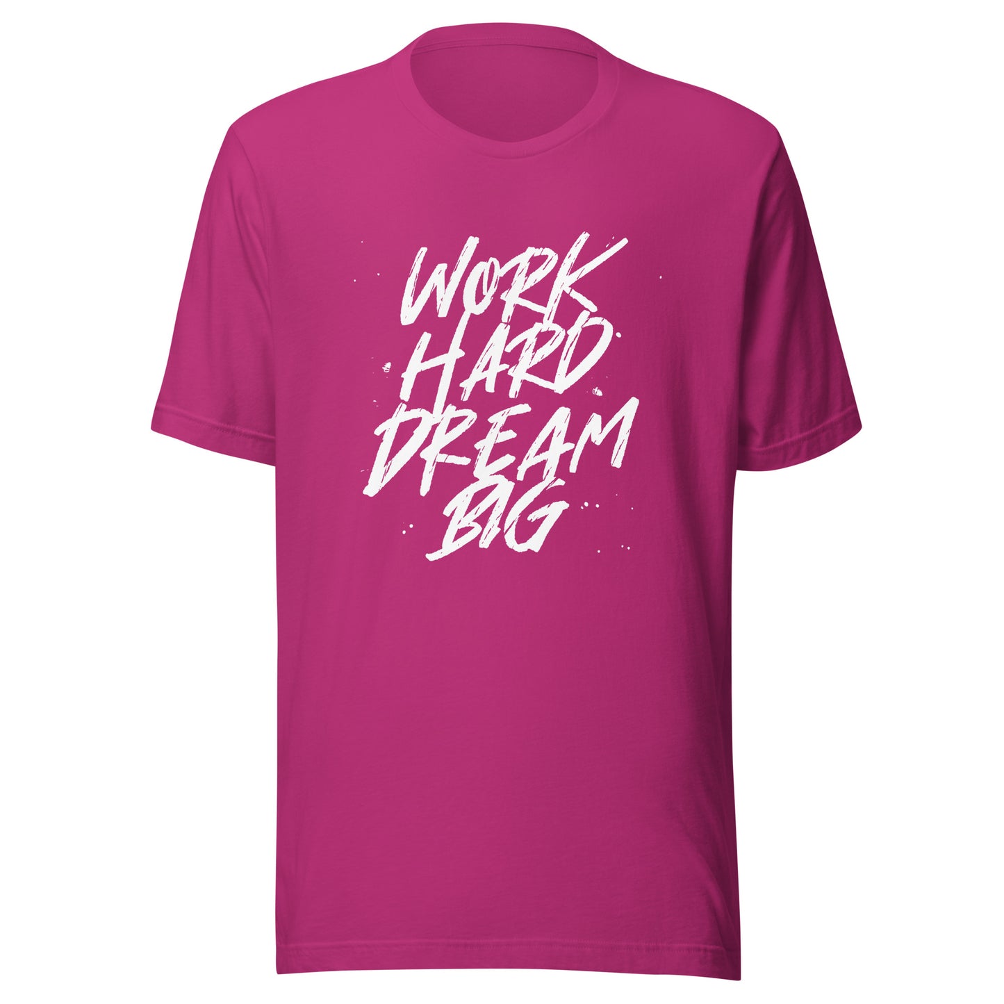 Work HARD Dream BIG Unisex t-shirt