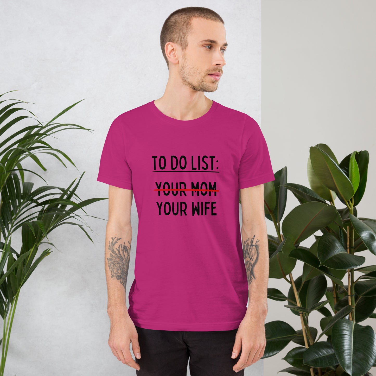 MY To Do List Unisex t-shirt