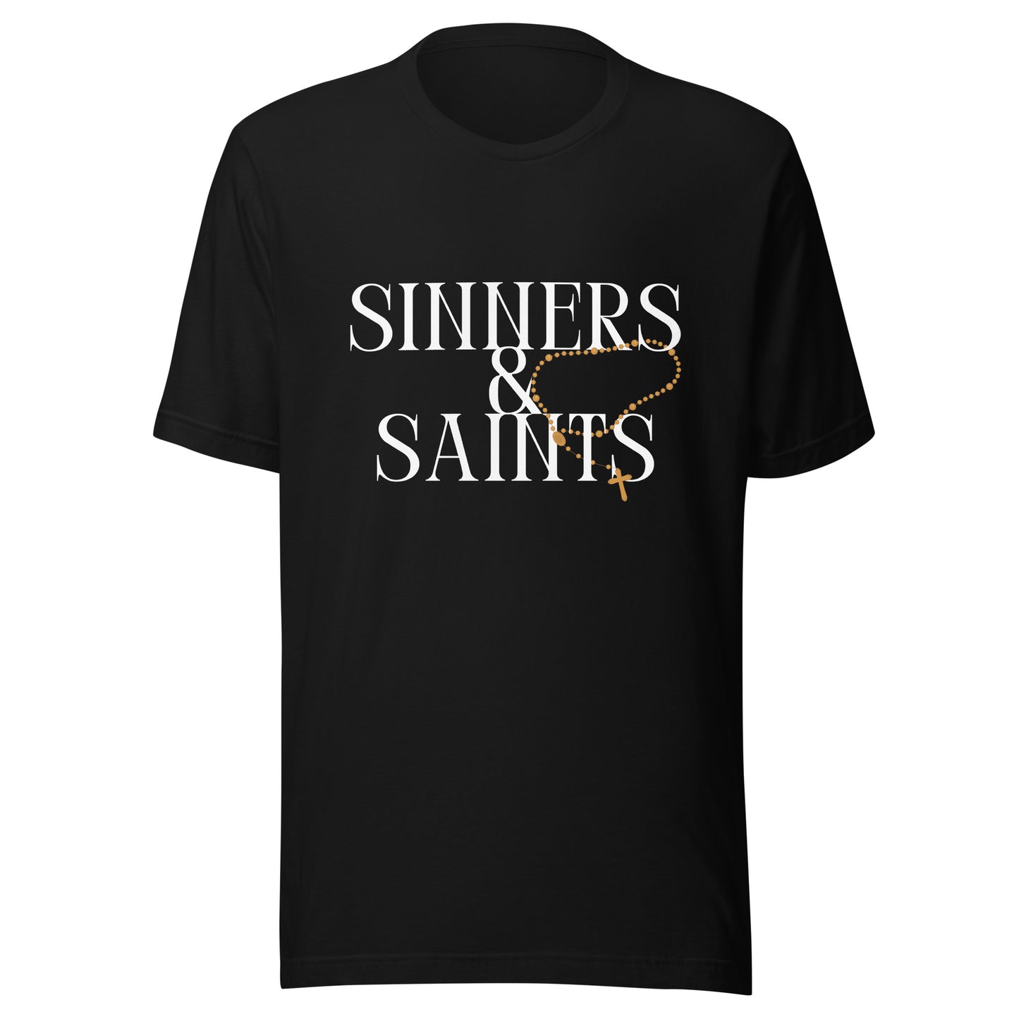 Sinners & Saints rosary Unisex t-shirt