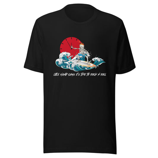 Little hand says it's time to Rock N Roll Unisex t-shirt