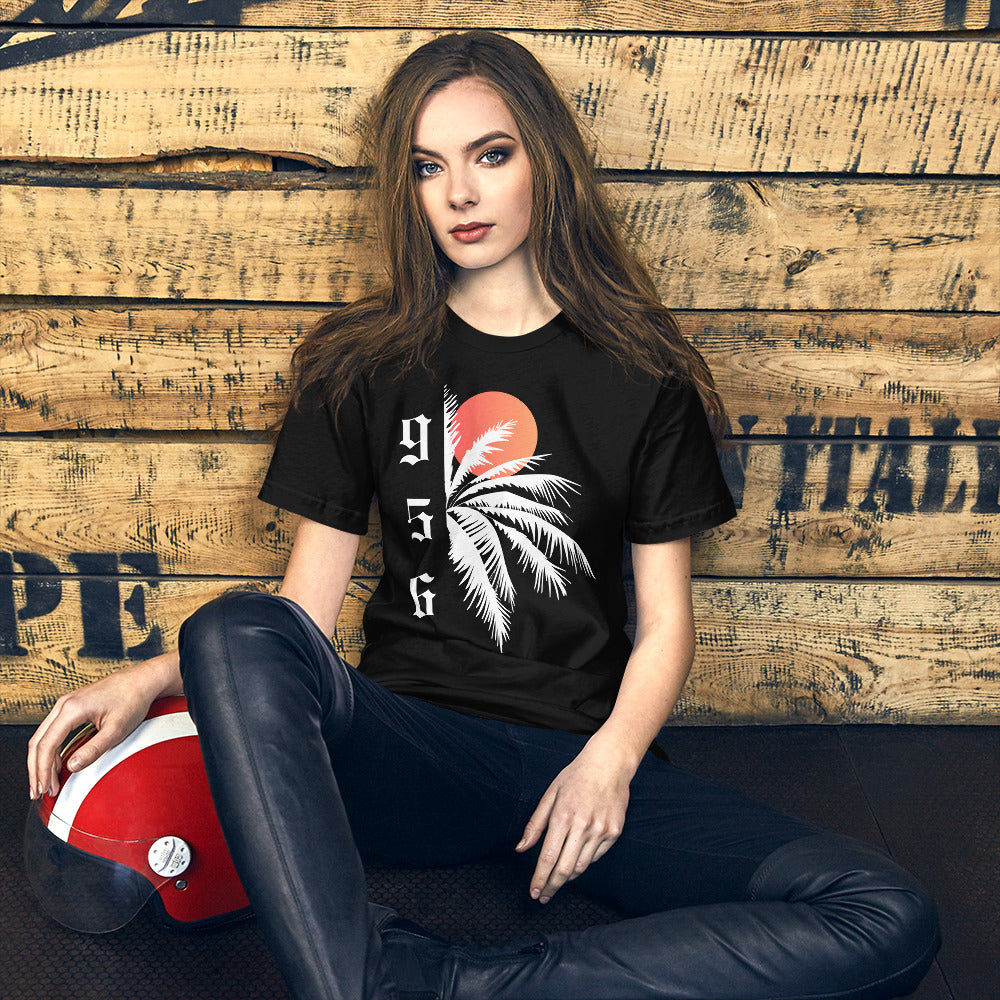 RGV 956 Palm Tree Sun Unisex t-shirt