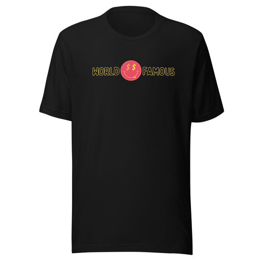 World Famous Smiley Unisex t-shirt