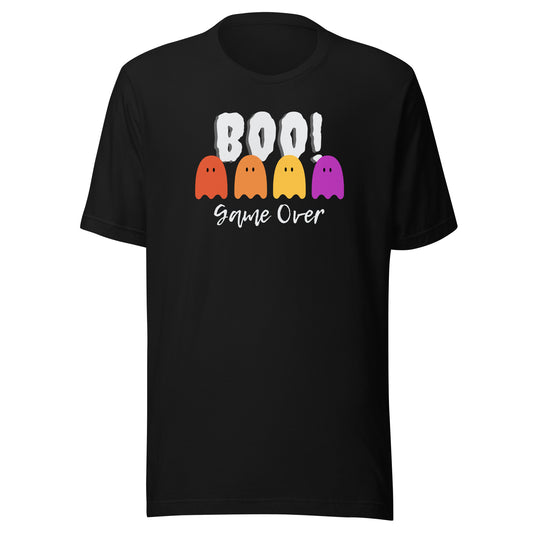 BOO! Game Over Ghosts Unisex t-shirt