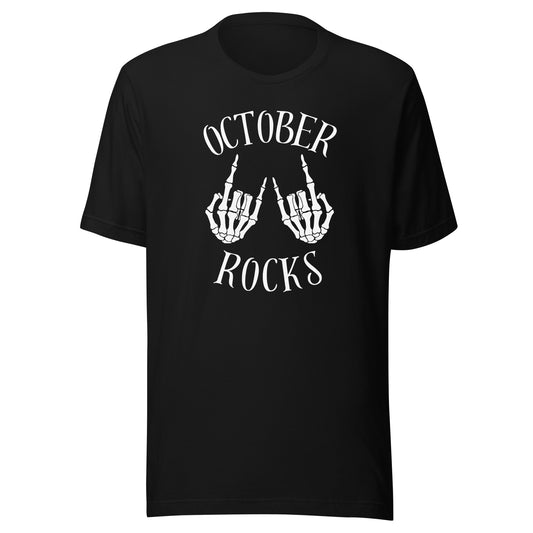 October Rocks Unisex t-shirt
