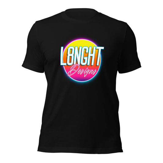 L8NGHT 3D neon logo Unisex t-shirt