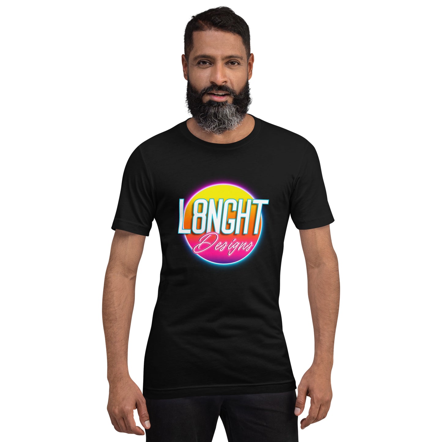 L8NGHT 3D neon logo Unisex t-shirt