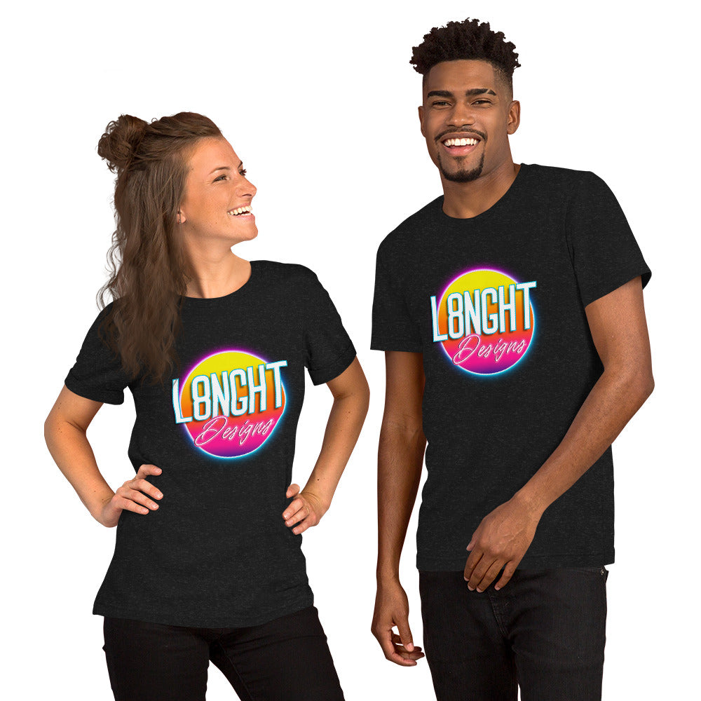 L8NGHT 3D neon logo Unisex t-shirt