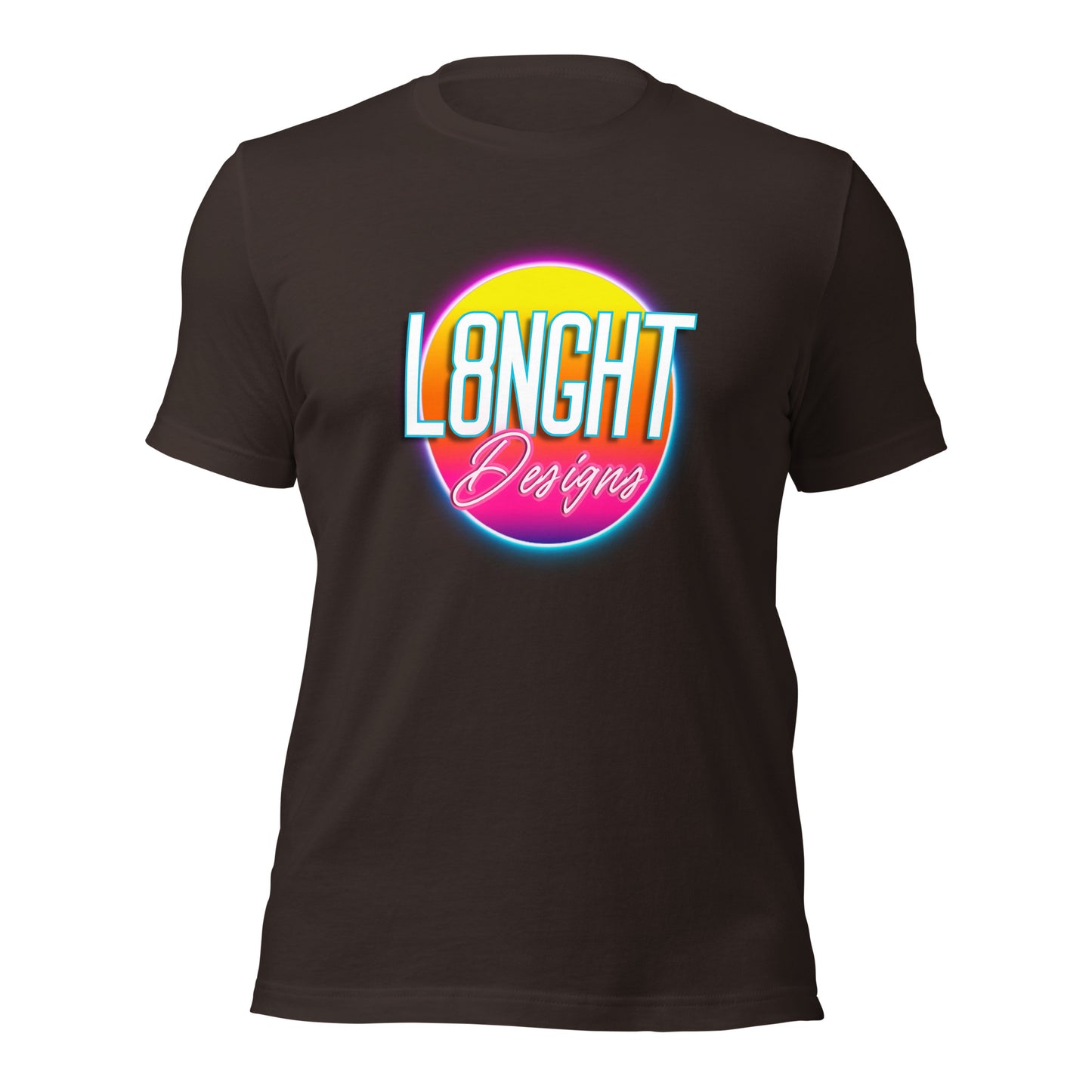 L8NGHT 3D neon logo Unisex t-shirt