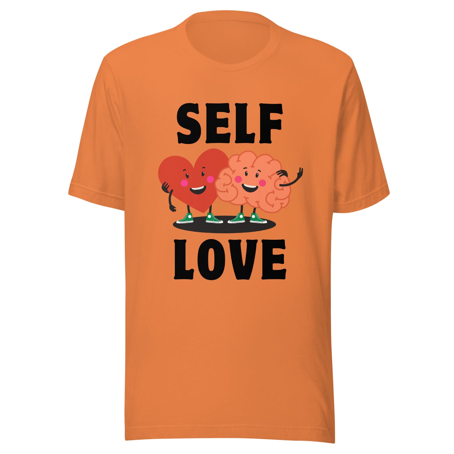 Mental Health Heart Mind Self Love Unisex t-shirt