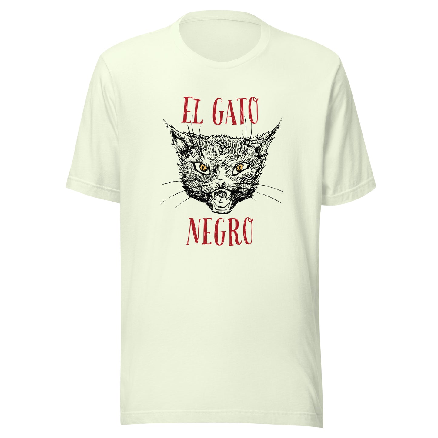 El Gato Negro illustration Unisex t-shirt