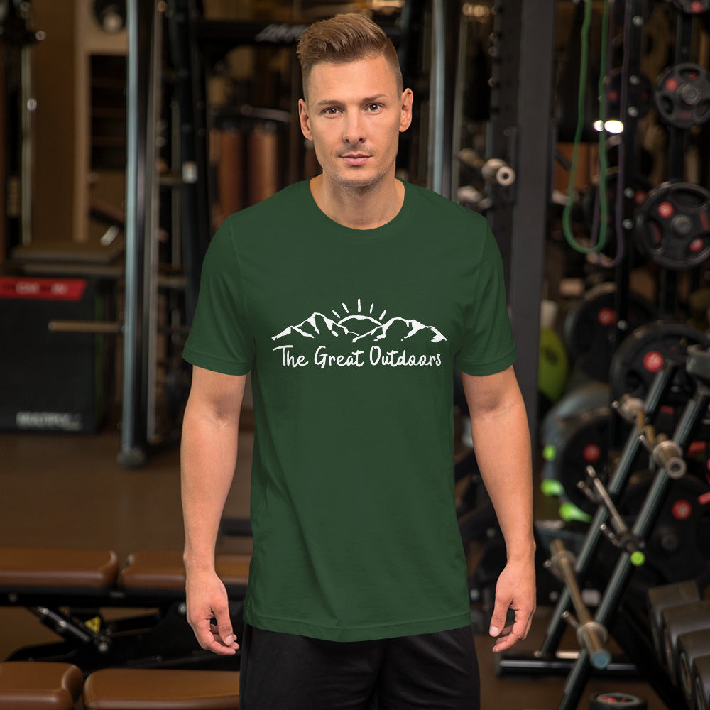 The Great Outdoors Sunshine Mountains Unisex t-shirt