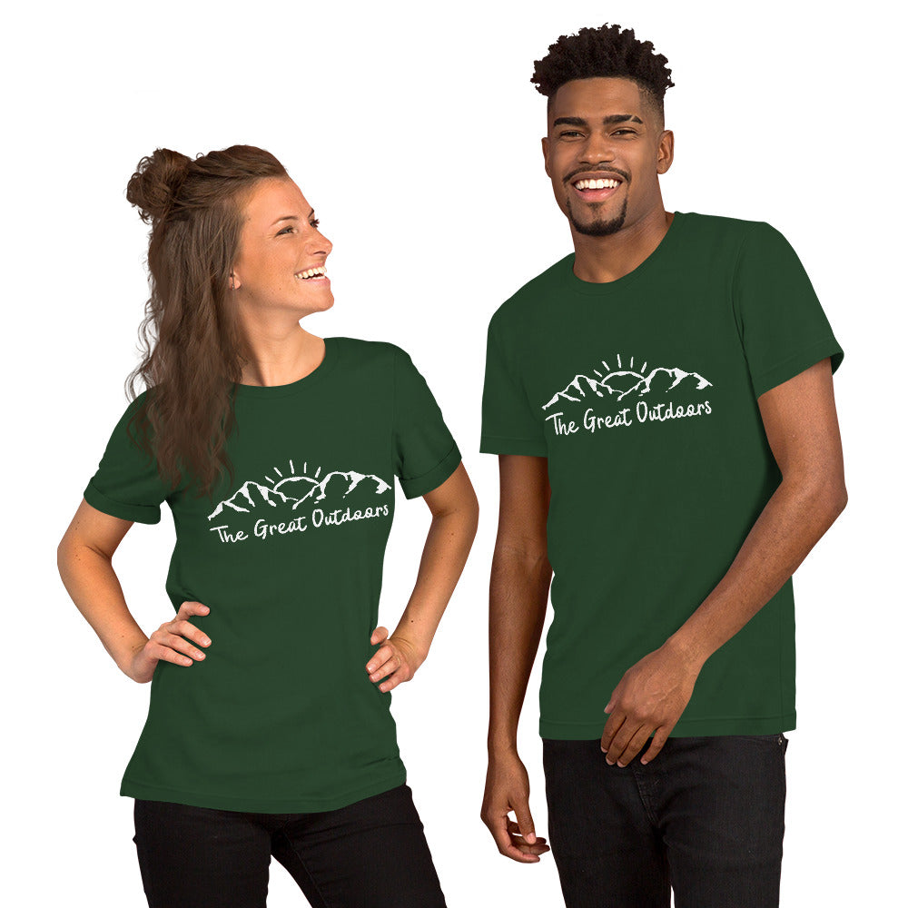 The Great Outdoors Sunshine Mountains Unisex t-shirt