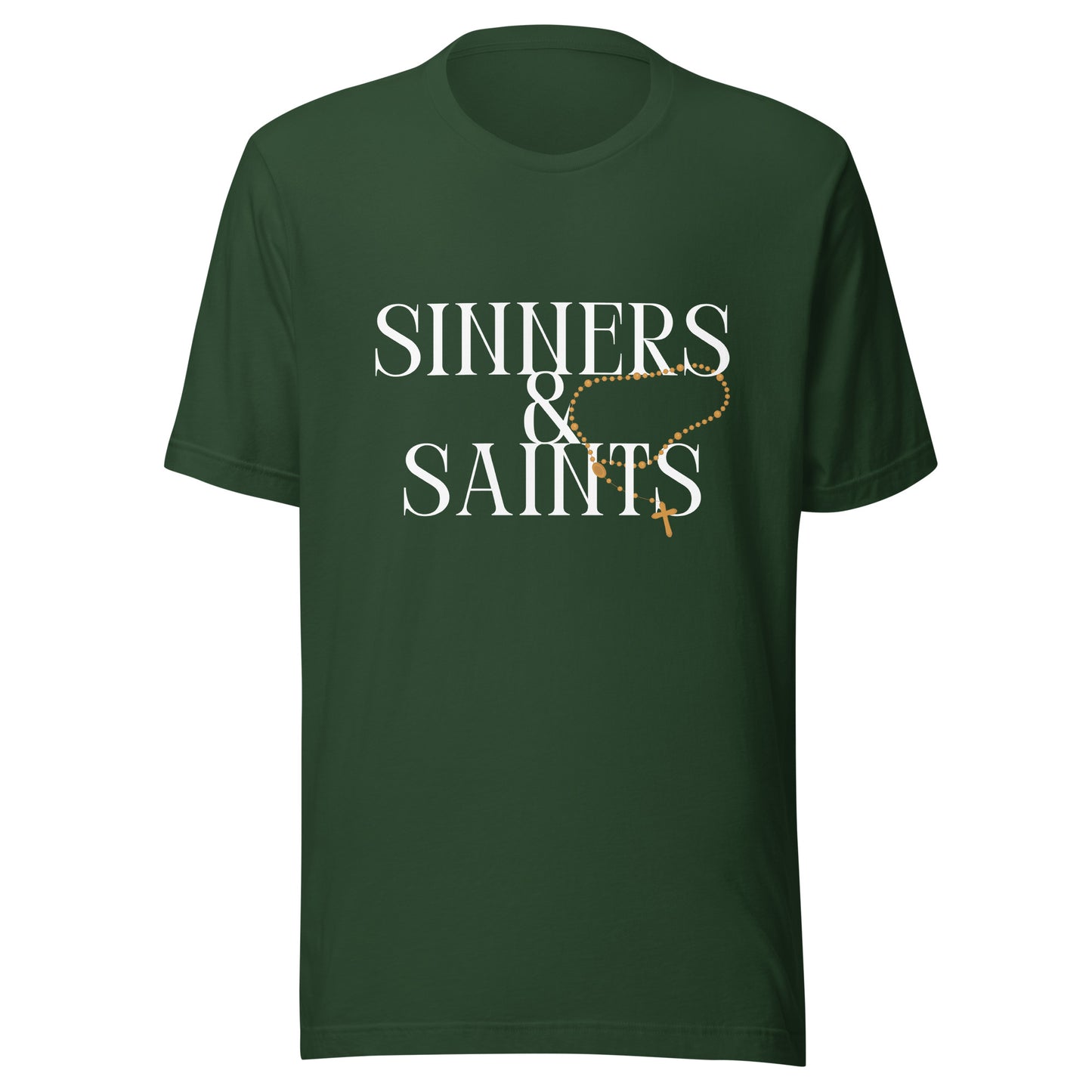 Sinners & Saints rosary Unisex t-shirt