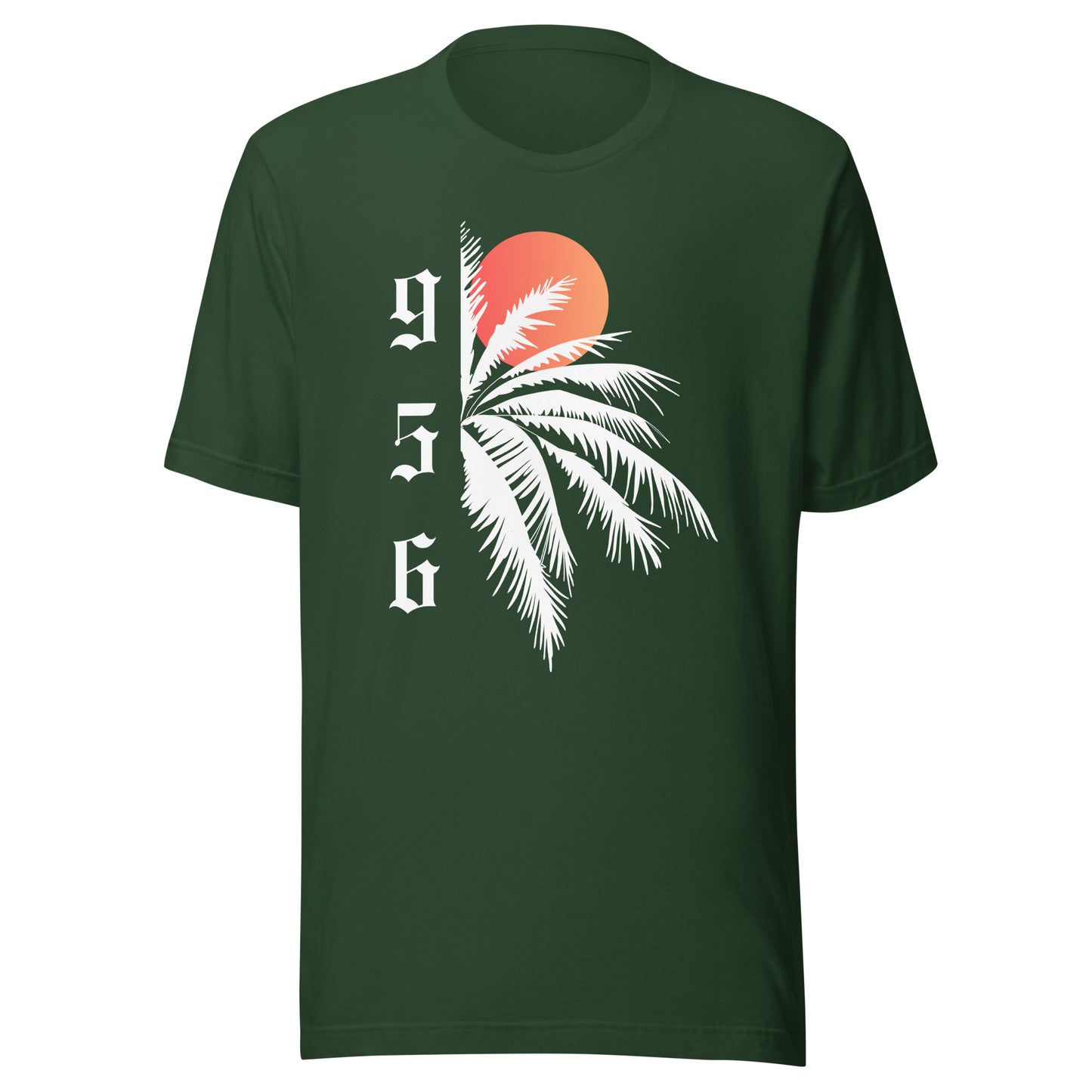 RGV 956 Palm Tree Sun Unisex t-shirt