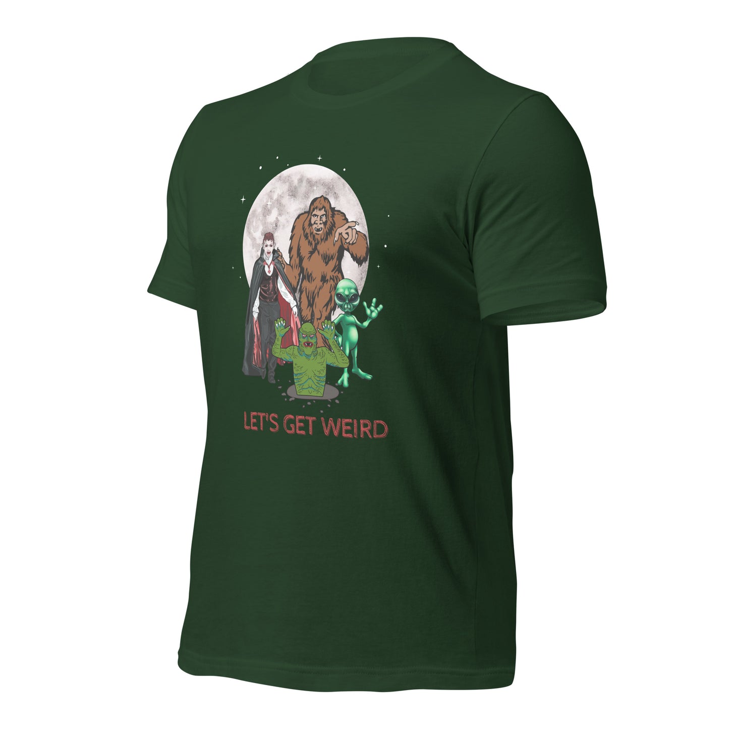 Let's Get Weird Monsters Unisex t-shirt