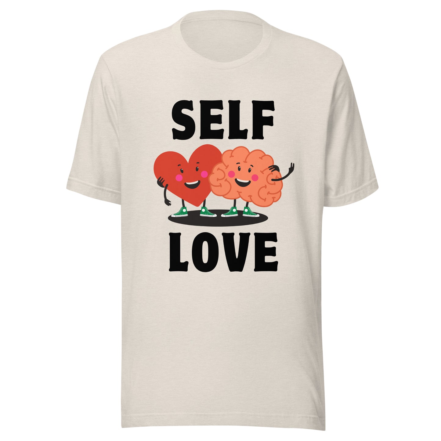 Mental Health Heart Mind Self Love Unisex t-shirt