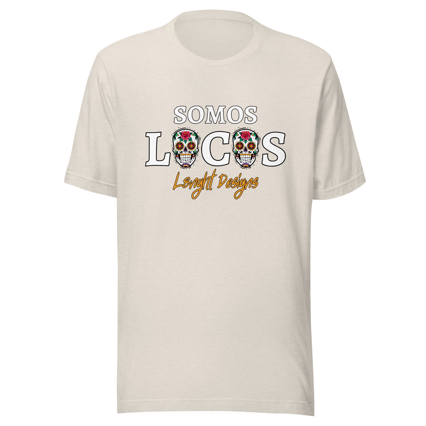 Somo Locos Sugar Skulls Unisex t-shirt