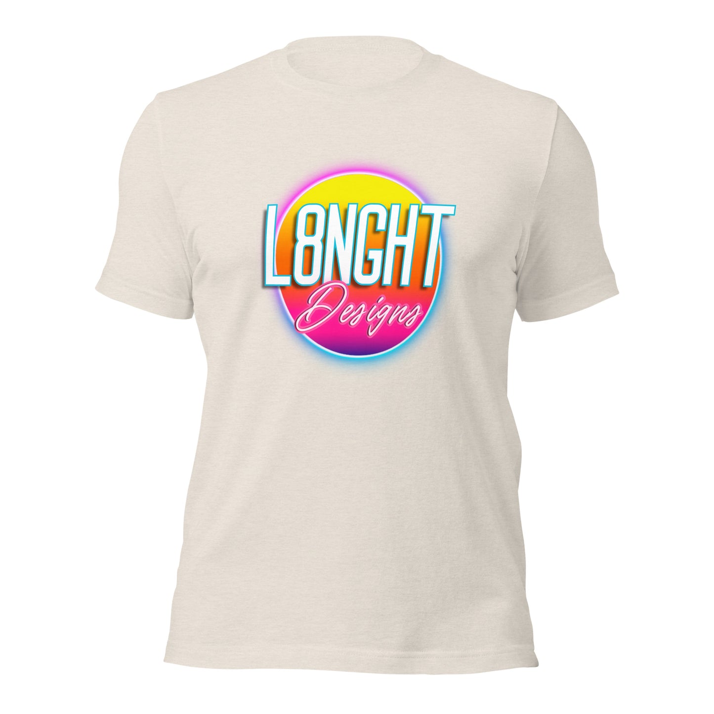 L8NGHT 3D neon logo Unisex t-shirt
