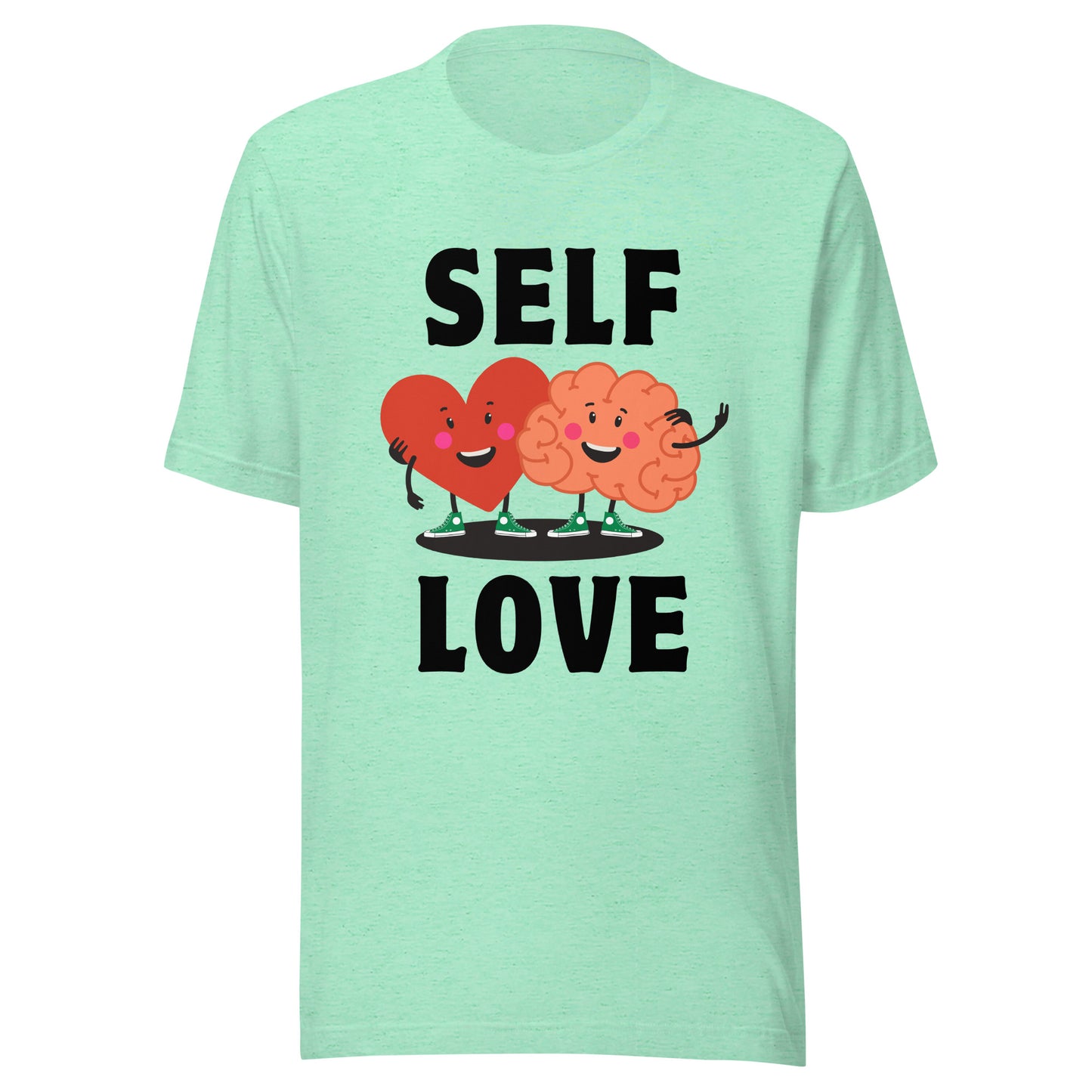 Mental Health Heart Mind Self Love Unisex t-shirt
