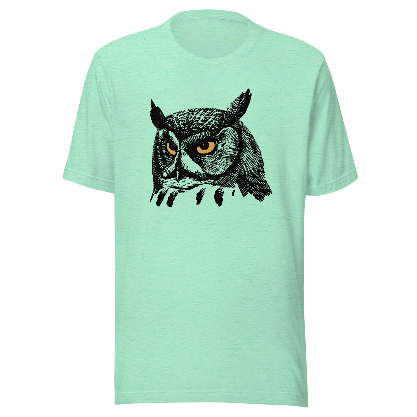 Golden Eye Owl Unisex t-shirt