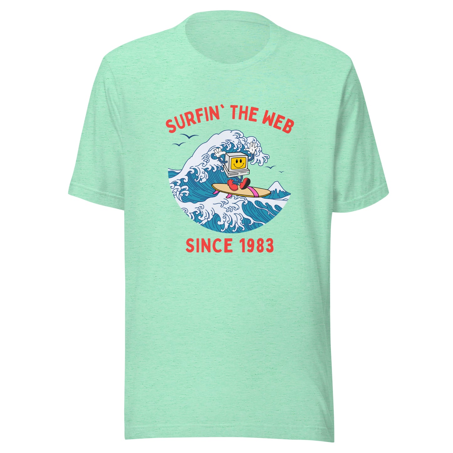 Surfin' The Web Since 1983 Unisex t-shirt