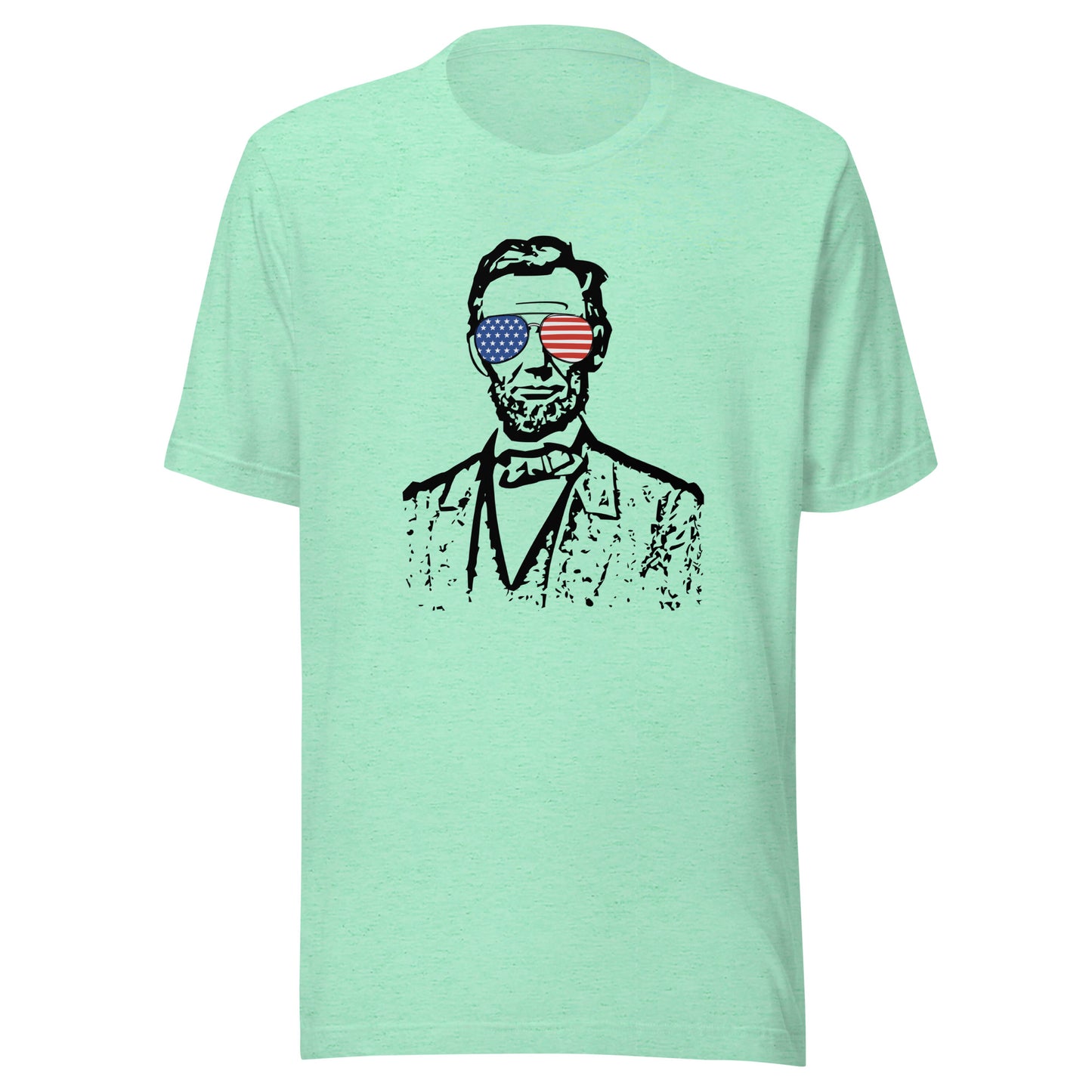 Abe Lincoln Came to Party Unisex t-shirt
