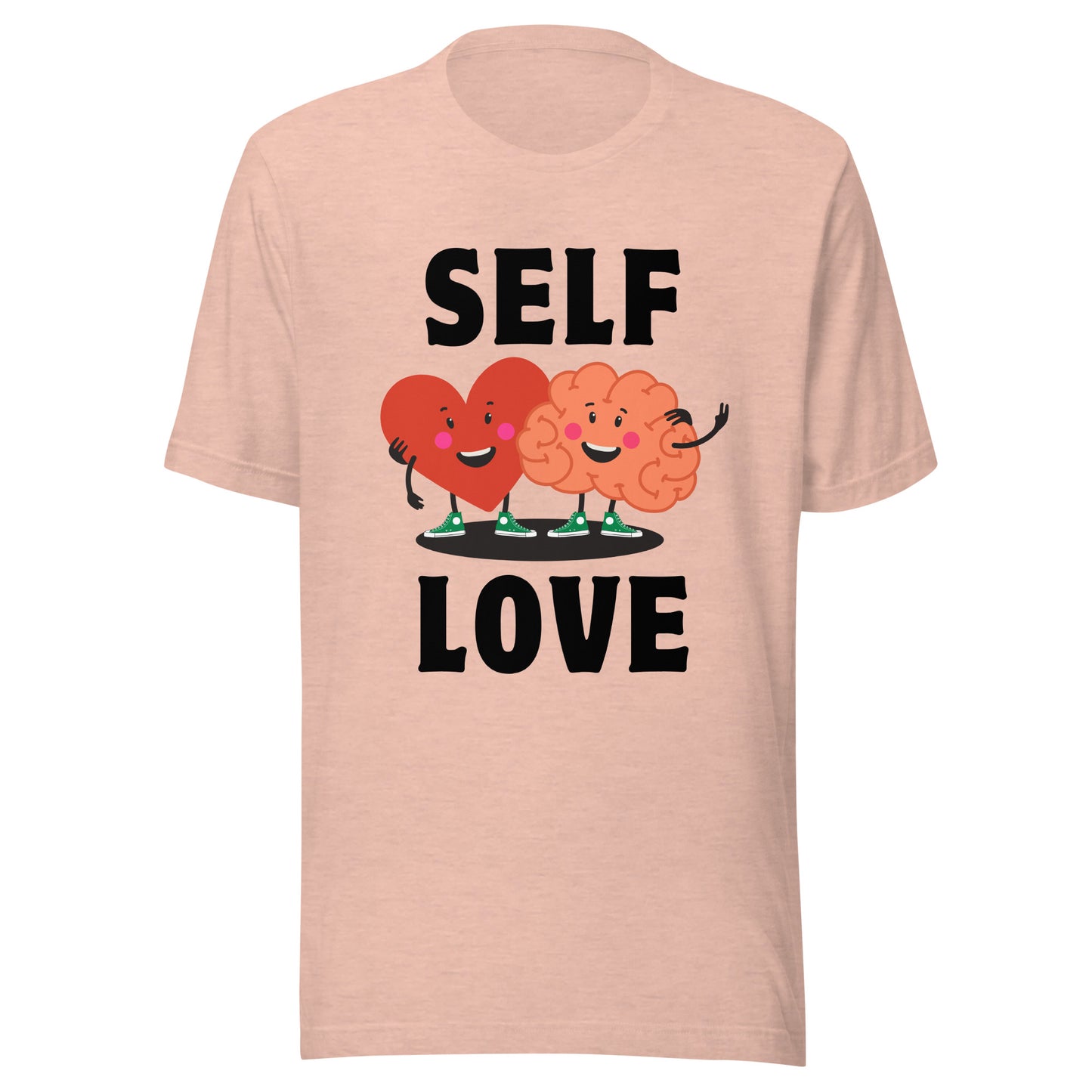 Mental Health Heart Mind Self Love Unisex t-shirt