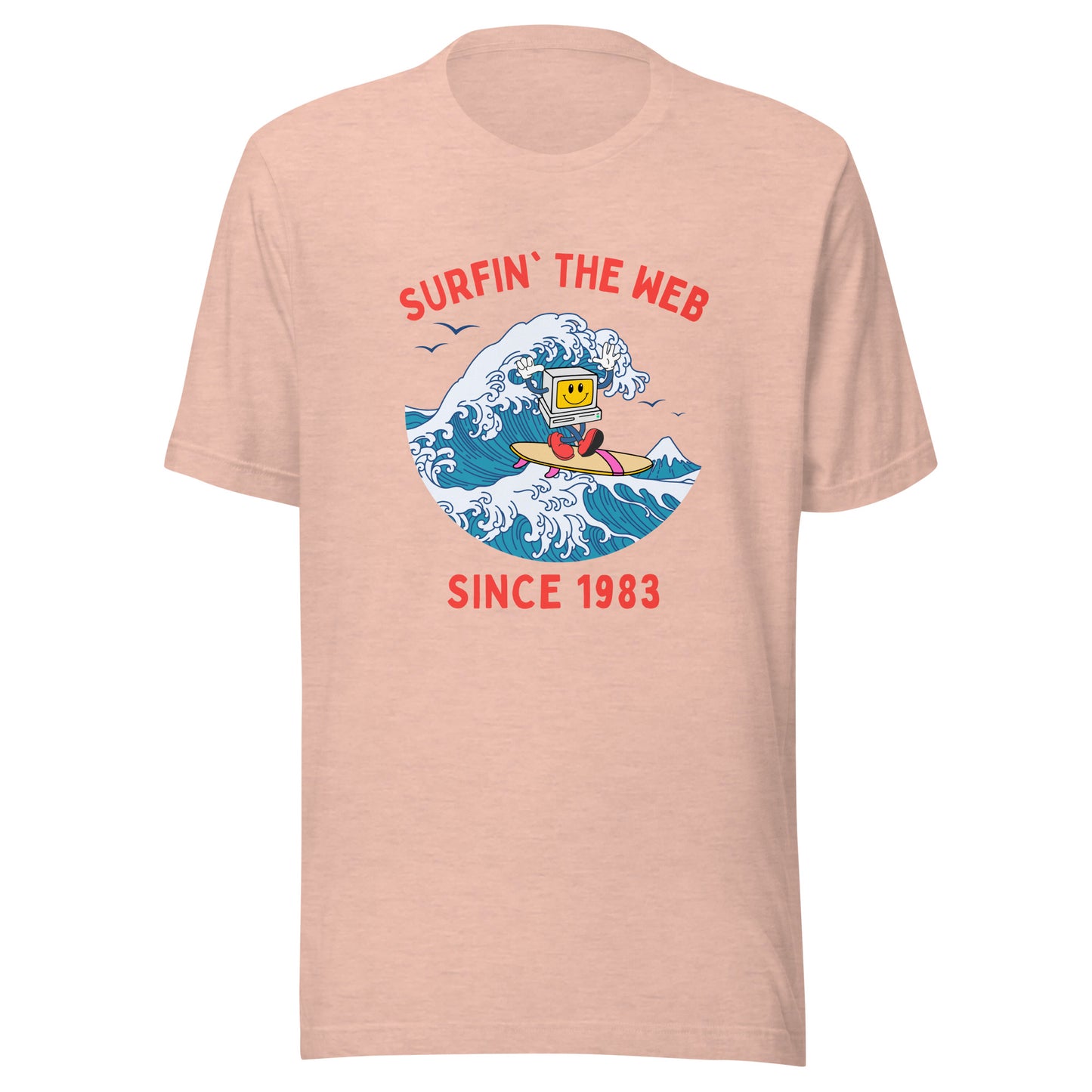 Surfin' The Web Since 1983 Unisex t-shirt