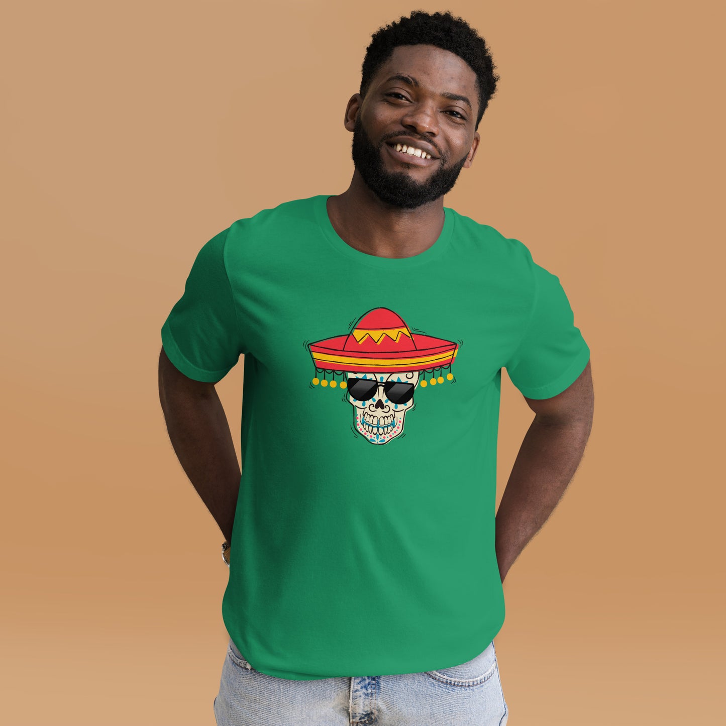 Sugar Skull Shades Unisex t-shirt