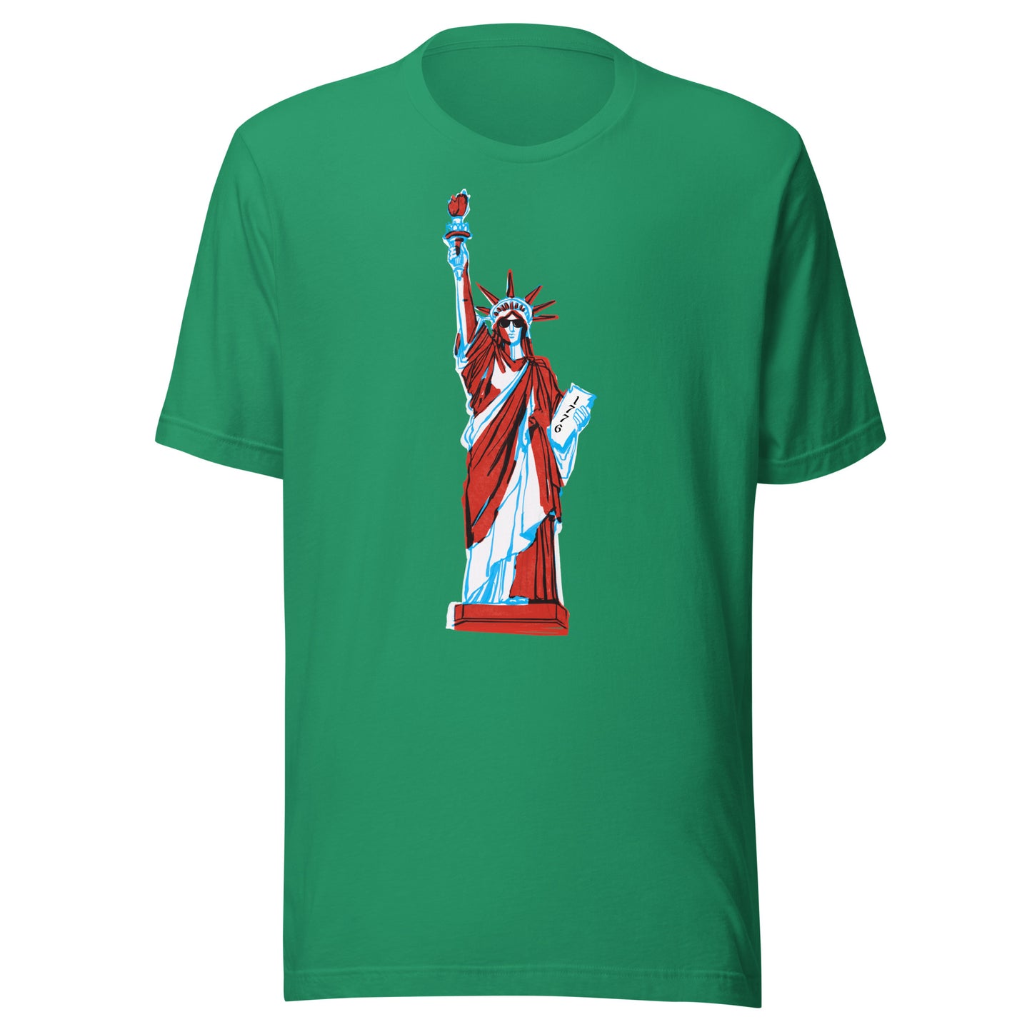 Lady Liberty Came to Party Unisex t-shirt