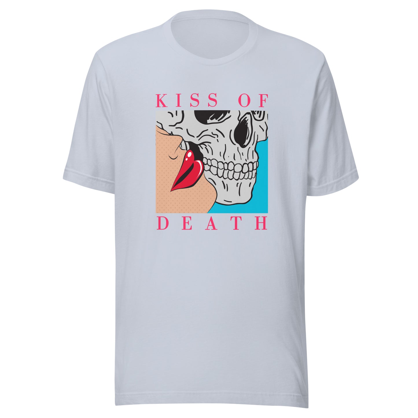 Kiss of Death pop art Unisex t-shirt