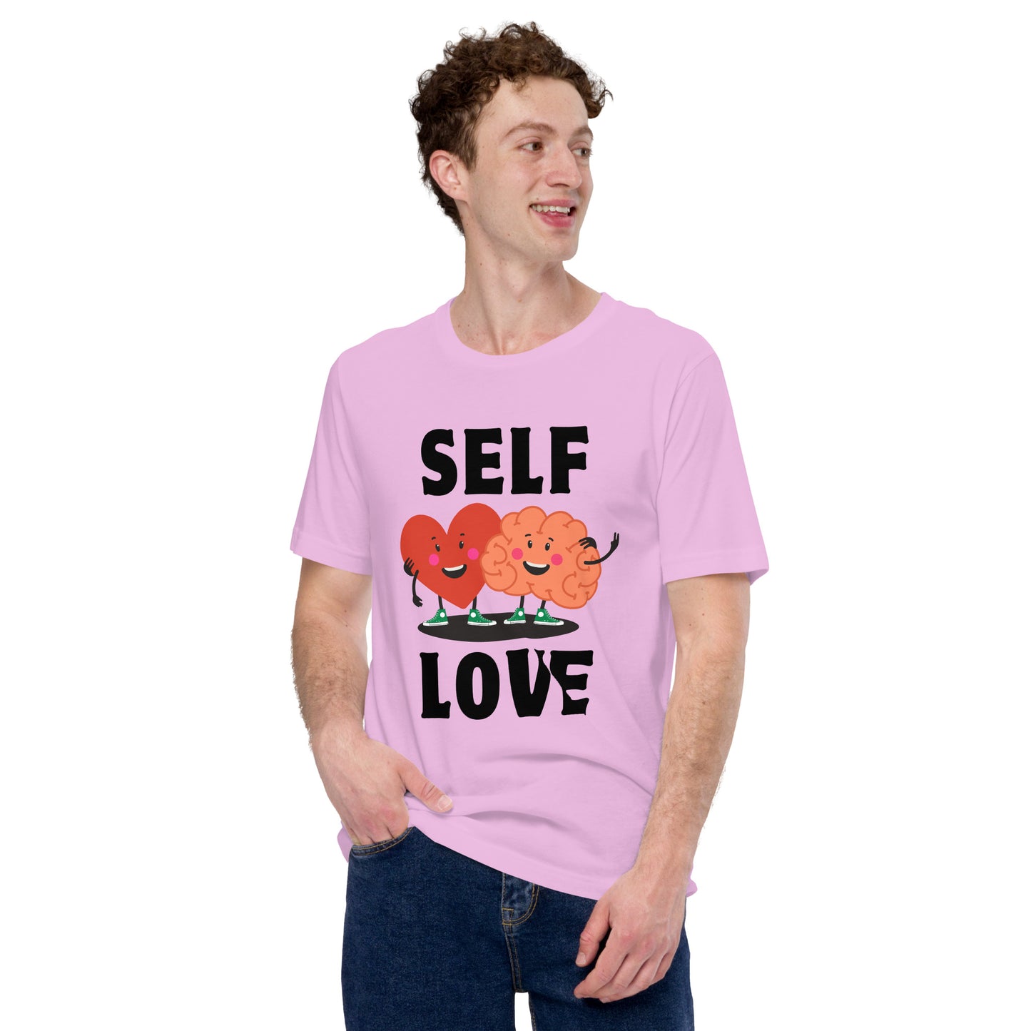 Mental Health Heart Mind Self Love Unisex t-shirt