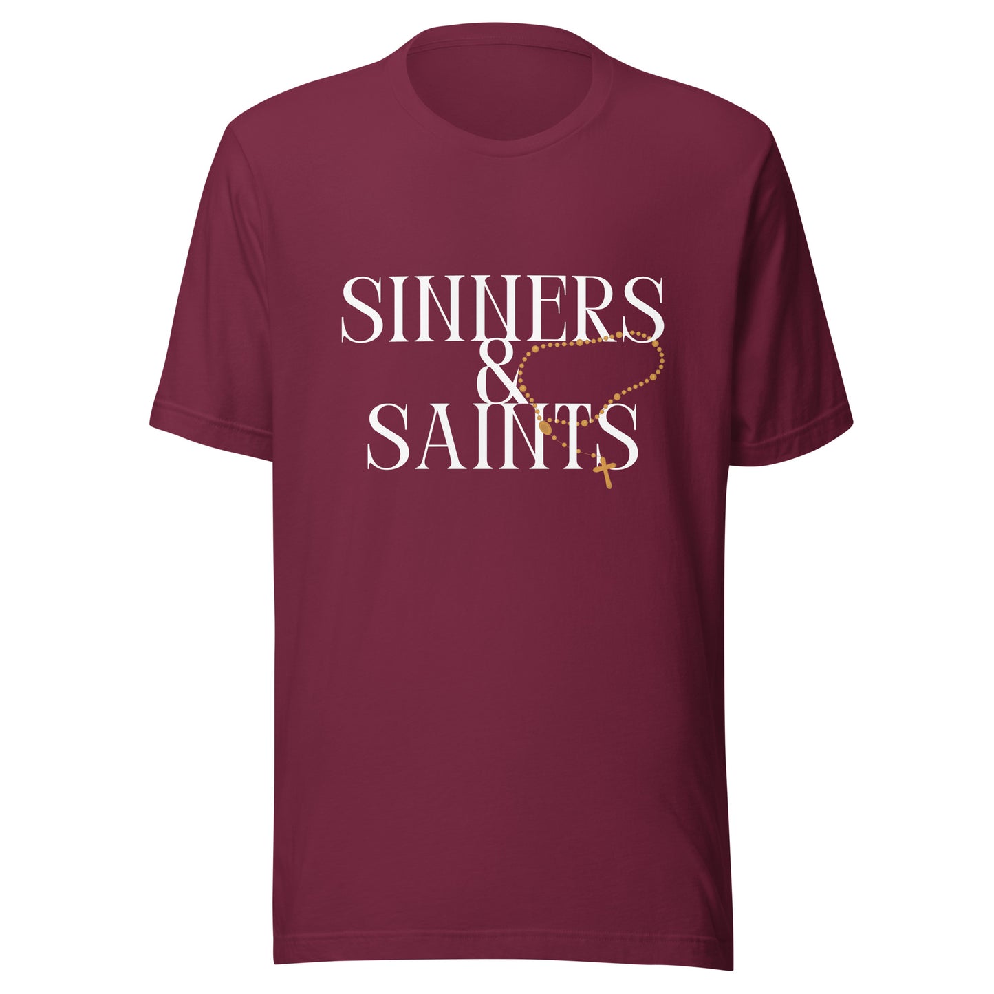 Sinners & Saints rosary Unisex t-shirt