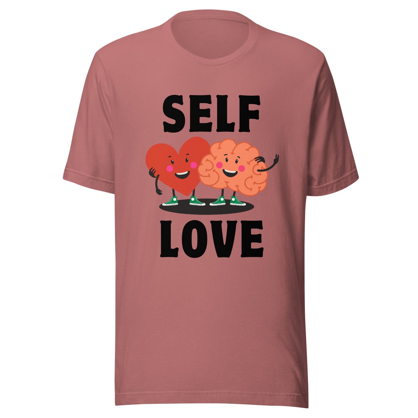 Mental Health Heart Mind Self Love Unisex t-shirt