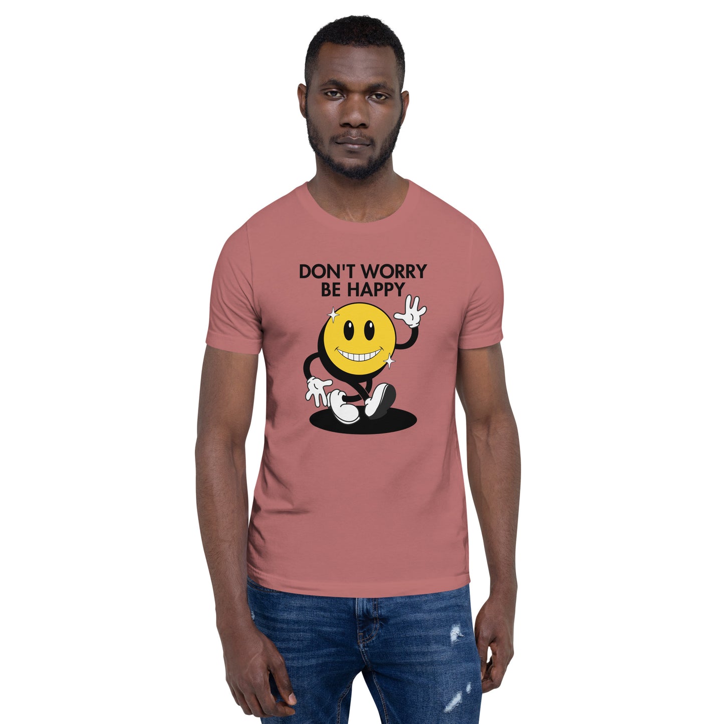 Don't Worry Be Happy Smiley Unisex t-shirt