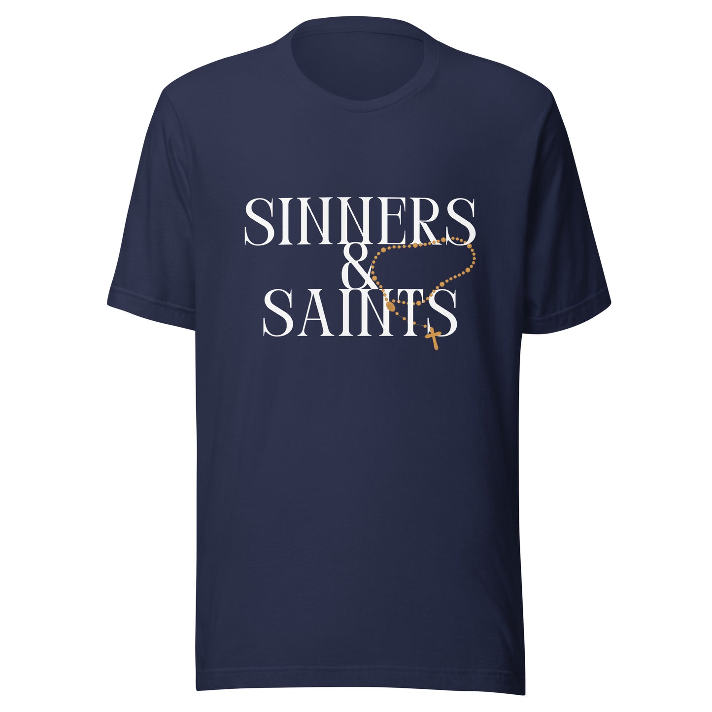 Sinners & Saints rosary Unisex t-shirt