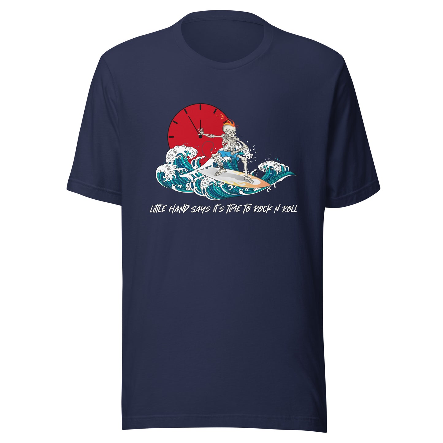 Little hand says it's time to Rock N Roll Unisex t-shirt