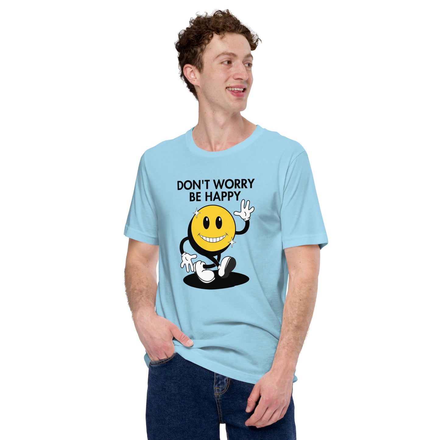 Don't Worry Be Happy Smiley Unisex t-shirt