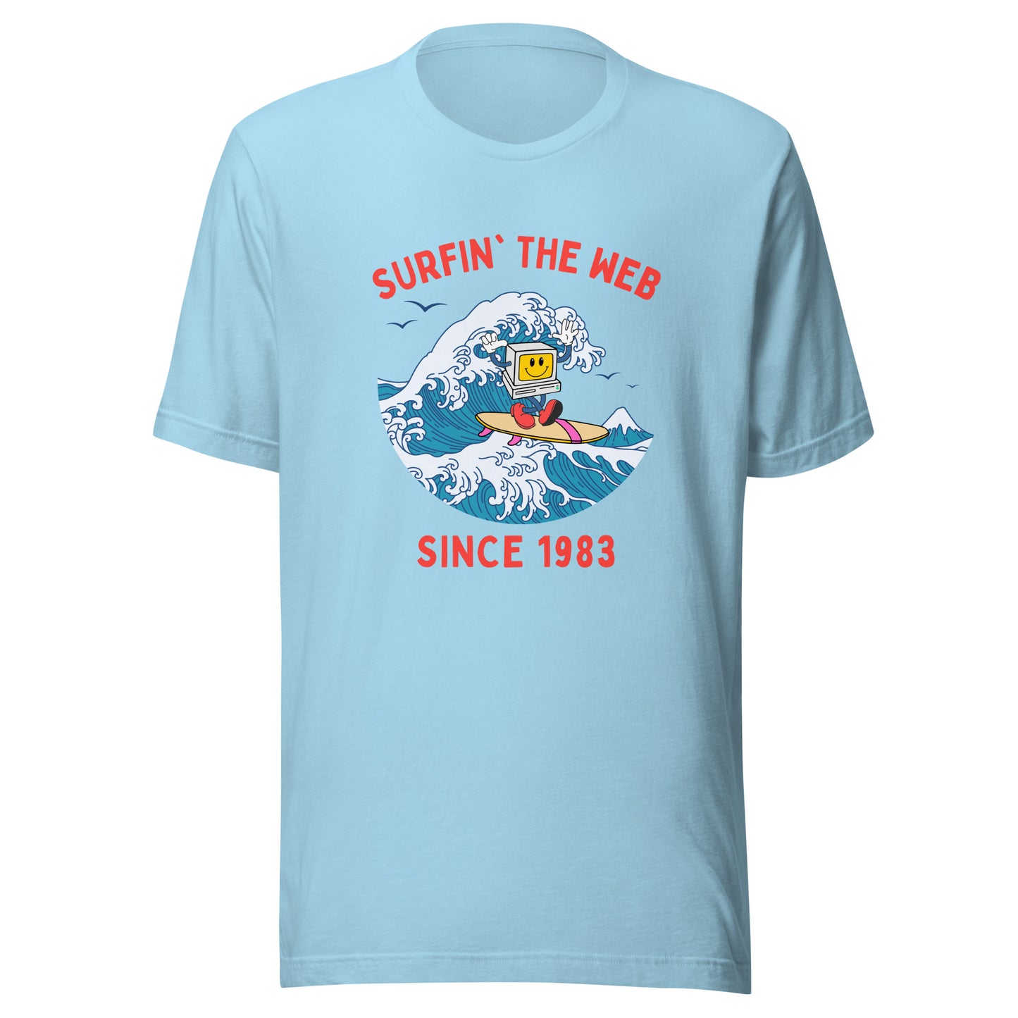Surfin' The Web Since 1983 Unisex t-shirt