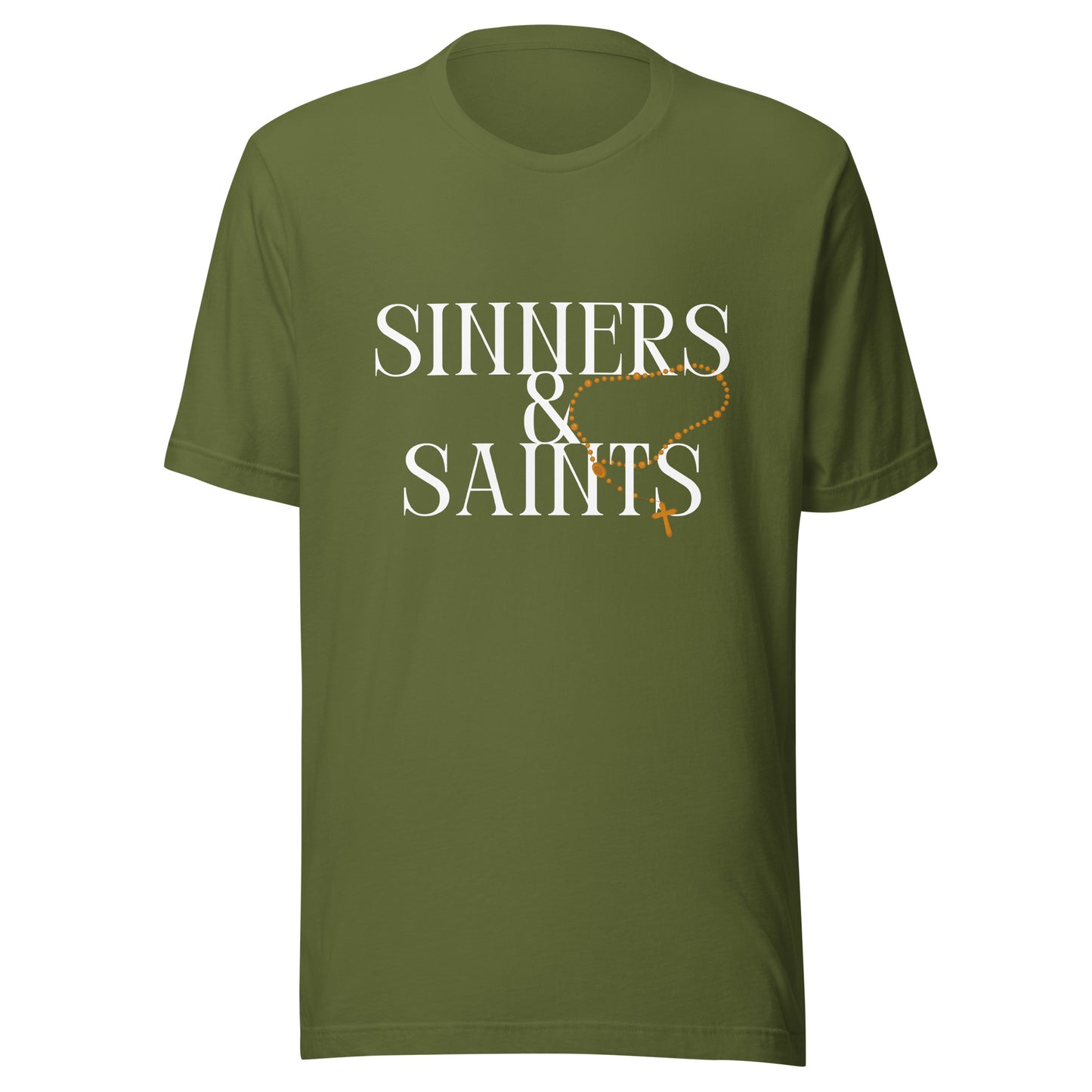 Sinners & Saints rosary Unisex t-shirt