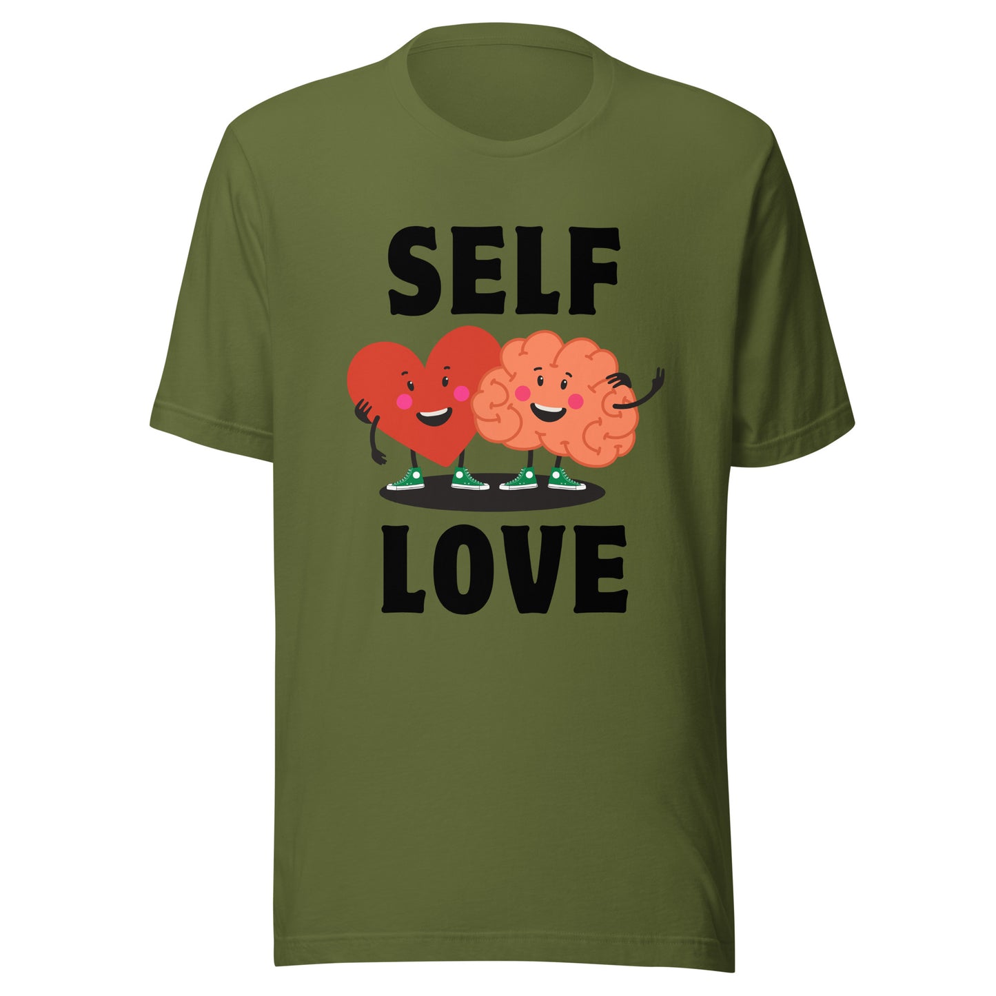 Mental Health Heart Mind Self Love Unisex t-shirt