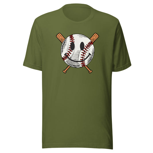 Smiley Baseball Unisex t-shirt