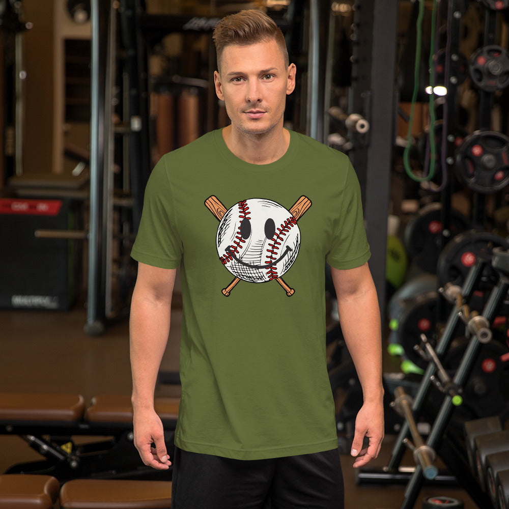 Smiley Baseball Unisex t-shirt