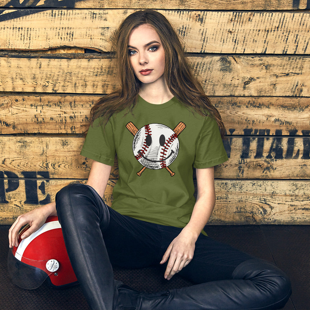 Smiley Baseball Unisex t-shirt