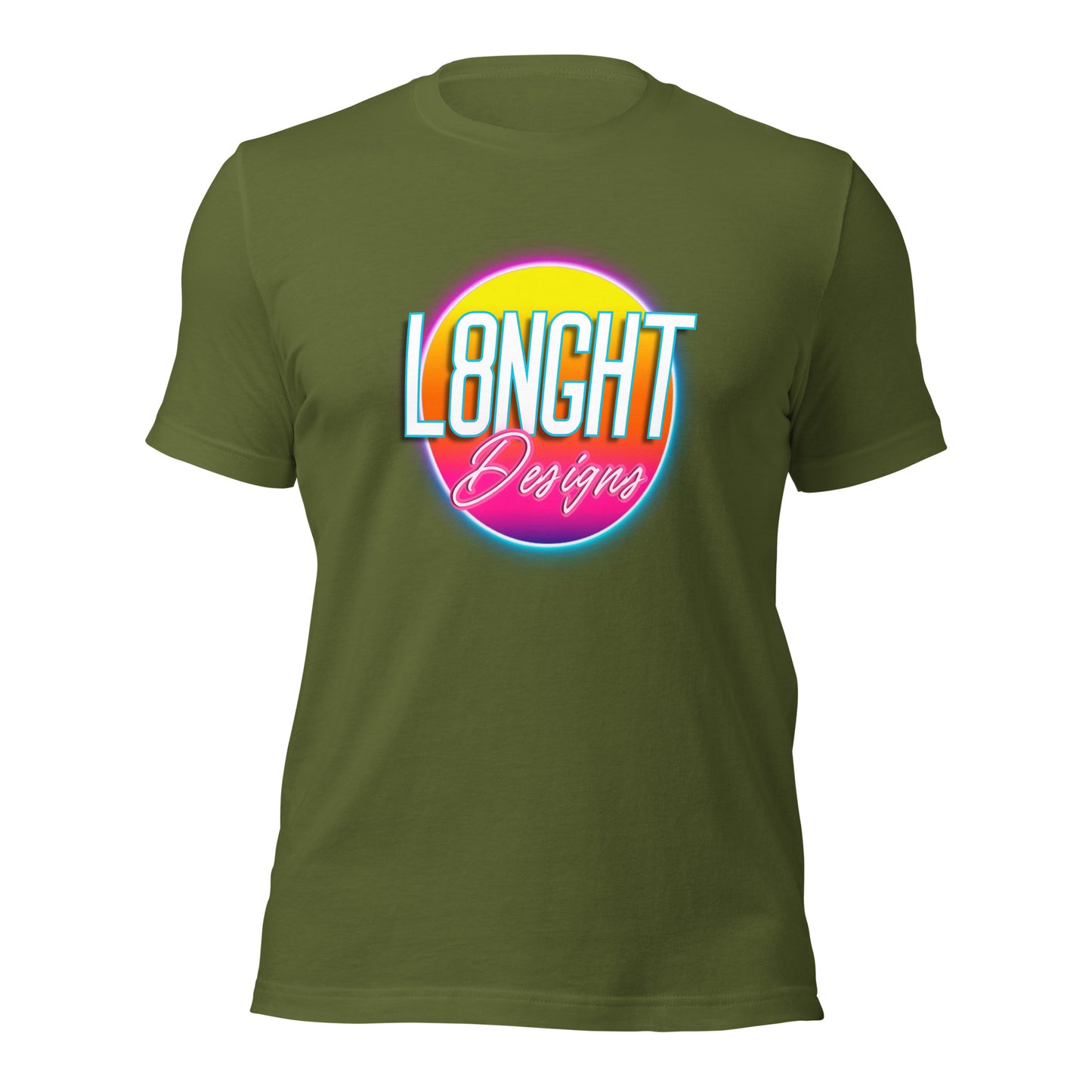 L8NGHT 3D neon logo Unisex t-shirt