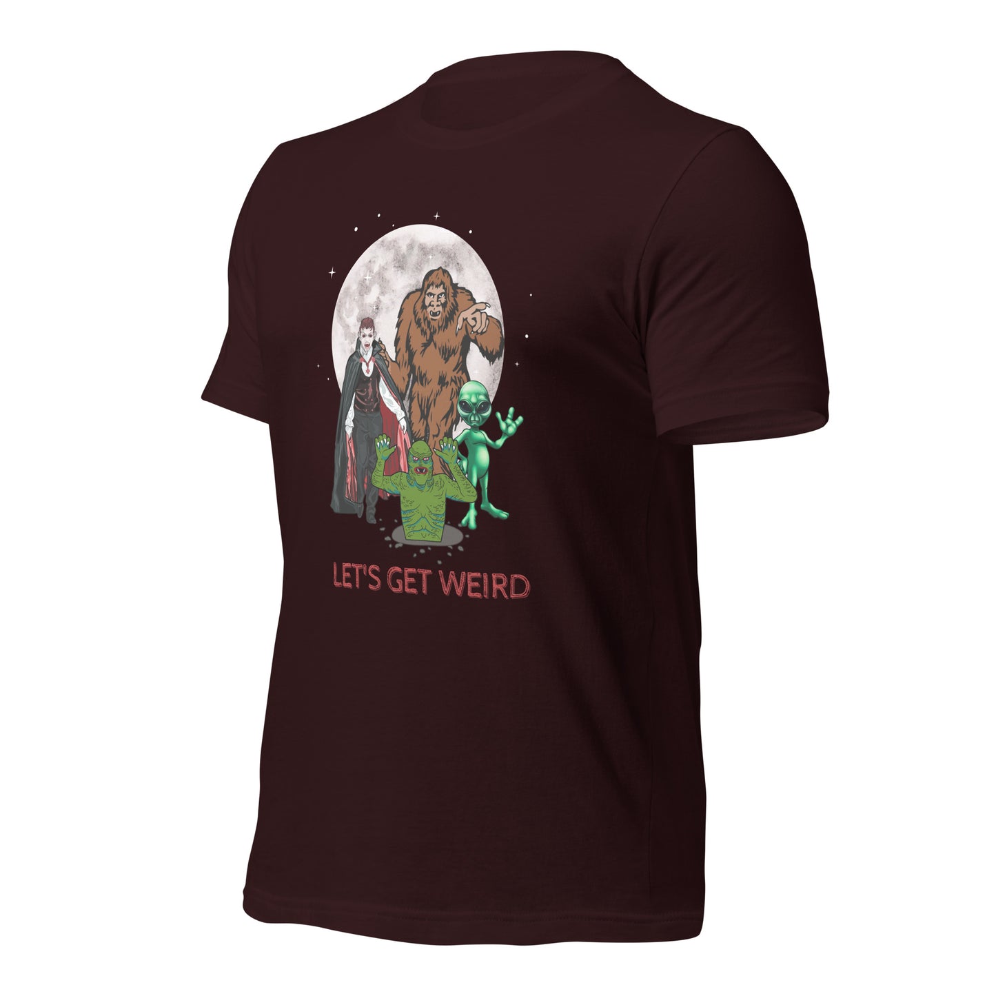 Let's Get Weird Monsters Unisex t-shirt