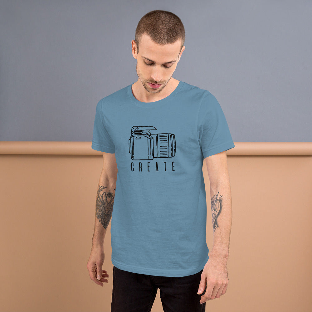 Create Camera Unisex t-shirt