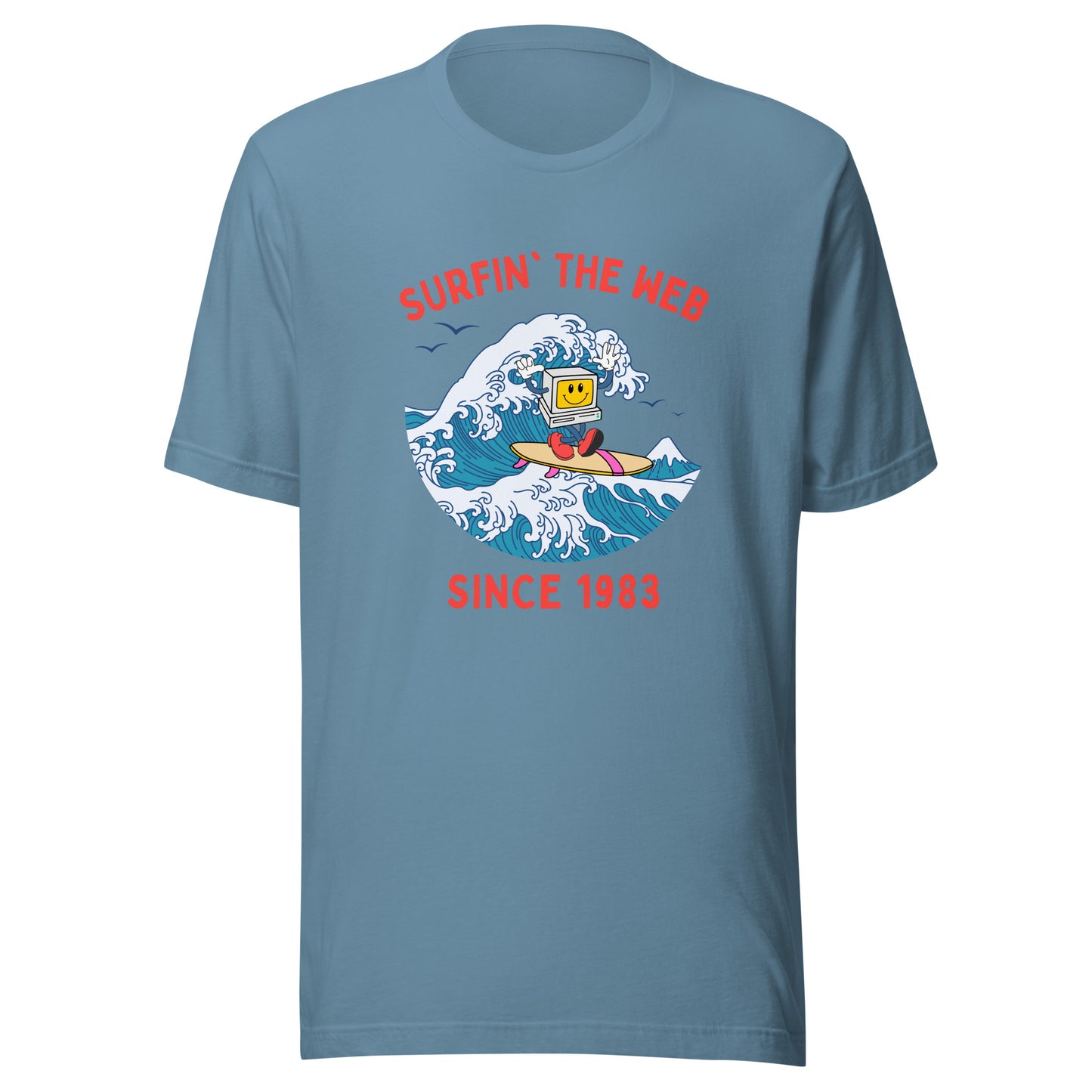Surfin' The Web Since 1983 Unisex t-shirt