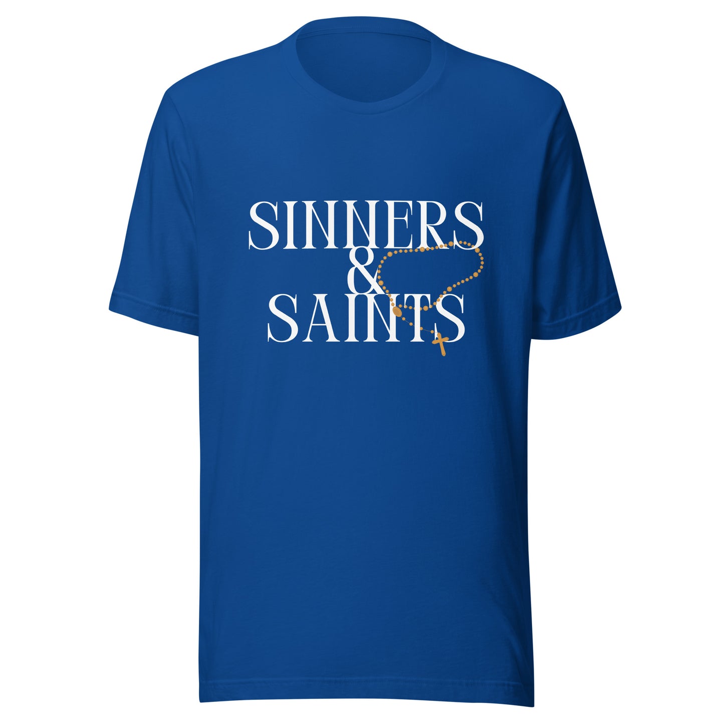 Sinners & Saints rosary Unisex t-shirt